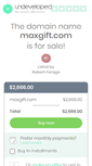 Mobile Screenshot of maxgift.com